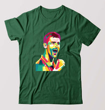 Load image into Gallery viewer, Novak Djokovic Tennis T-Shirt for Men-Bottle Green-Ektarfa.online