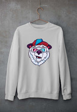 Load image into Gallery viewer, Bear Unisex Sweatshirt for Men/Women-Grey Melange-Ektarfa.online