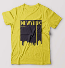 Load image into Gallery viewer, New York T-Shirt for Men-Yellow-Ektarfa.online