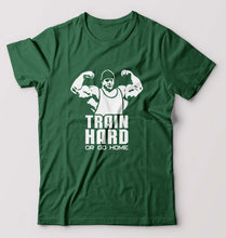 Load image into Gallery viewer, Gym T-Shirt for Men-Bottle Green-Ektarfa.online