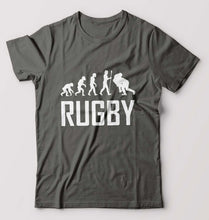 Load image into Gallery viewer, Rugby Evolution T-Shirt for Men-Charcoal-Ektarfa.online