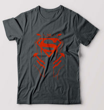 Load image into Gallery viewer, Superman Superhero T-Shirt for Men-Steel grey-Ektarfa.online