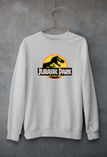 Load image into Gallery viewer, Jurassic Park Unisex Sweatshirt for Men/Women-Grey Melange-Ektarfa.online