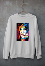 Load image into Gallery viewer, Janis Joplin Unisex Sweatshirt for Men/Women-Grey Melange-Ektarfa.online