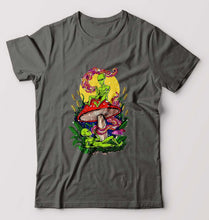 Load image into Gallery viewer, Trippy Psychedelic Weed Stoned T-Shirt for Men-Charcoal-Ektarfa.online
