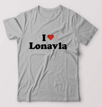 Load image into Gallery viewer, I Love Lonavla T-Shirt for Men-Grey Melange-Ektarfa.online
