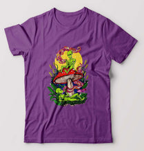 Load image into Gallery viewer, Trippy Psychedelic Weed Stoned T-Shirt for Men-Purple-Ektarfa.online