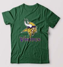Load image into Gallery viewer, Vikings T-Shirt for Men-Bottle Green-Ektarfa.online