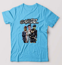 Load image into Gallery viewer, Gorillaz T-Shirt for Men-Light Blue-Ektarfa.online