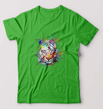 Load image into Gallery viewer, Tiger T-Shirt for Men-flag green-Ektarfa.online