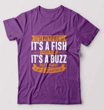 Load image into Gallery viewer, Fishing T-Shirt for Men-Purple-Ektarfa.online