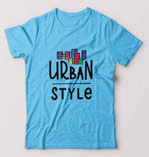 Load image into Gallery viewer, Urban Style T-Shirt for Men-Light Blue-Ektarfa.online