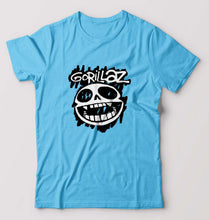 Load image into Gallery viewer, Gorillaz T-Shirt for Men-Light Blue-Ektarfa.online
