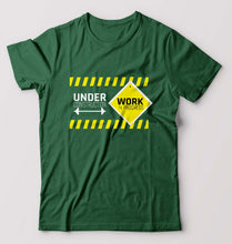 Load image into Gallery viewer, Gym Workout T-Shirt for Men-Bottle Green-Ektarfa.online