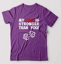 Load image into Gallery viewer, Gym Funny T-Shirt for Men-Purple-Ektarfa.online