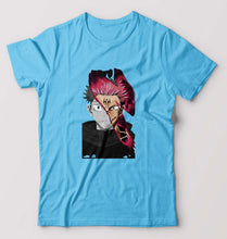 Load image into Gallery viewer, Sukuna Anime T-Shirt for Men-Light Blue-Ektarfa.online