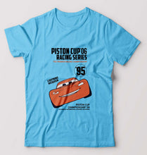 Load image into Gallery viewer, Lightning McQueen T-Shirt for Men-Light Blue-Ektarfa.online