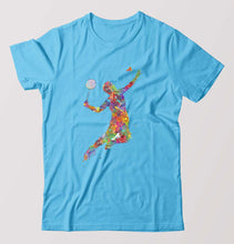 Load image into Gallery viewer, Badminton T-Shirt for Men-Light Blue-Ektarfa.online