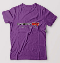 Load image into Gallery viewer, CYBORG009 CALL OF JUSTICE T-Shirt for Men-Purple-Ektarfa.online