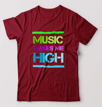 Load image into Gallery viewer, Music T-Shirt for Men-Maroon-Ektarfa.online