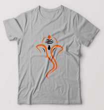 Load image into Gallery viewer, Ganpati JI(Ganesh) T-Shirt for Men-Grey Melange-Ektarfa.online