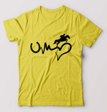 Load image into Gallery viewer, Horse Riding T-Shirt for Men-Yellow-Ektarfa.online