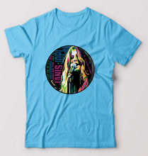 Load image into Gallery viewer, Janis Joplin T-Shirt for Men-Light Blue-Ektarfa.online
