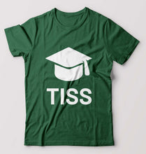 Load image into Gallery viewer, Tata Institute of Social Sciences (TISS) T-Shirt for Men-Bottle Green-Ektarfa.online