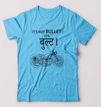 Load image into Gallery viewer, Royal Enfield Bullet T-Shirt for Men-Light Blue-Ektarfa.online