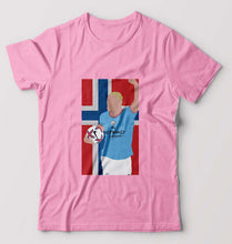 Load image into Gallery viewer, Erling Haaland T-Shirt for Men-Light Baby Pink-Ektarfa.online