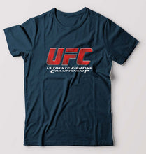 Load image into Gallery viewer, UFC T-Shirt for Men-Petrol Blue-Ektarfa.online