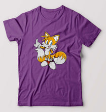 Load image into Gallery viewer, Tails Sonic T-Shirt for Men-Purpul-Ektarfa.online