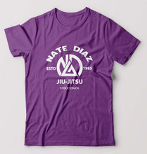 Load image into Gallery viewer, Nate Diaz UFC T-Shirt for Men-Purple-Ektarfa.online