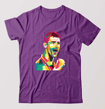 Load image into Gallery viewer, Novak Djokovic Tennis T-Shirt for Men-Purple-Ektarfa.online