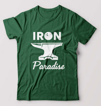 Load image into Gallery viewer, Iron Paradise T-Shirt for Men-Bottle Green-Ektarfa.online