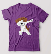 Load image into Gallery viewer, Dab Dog T-Shirt for Men-Purple-Ektarfa.online