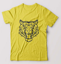 Load image into Gallery viewer, Tiger T-Shirt for Men-Yellow-Ektarfa.online