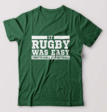 Load image into Gallery viewer, Rugby T-Shirt for Men-Bottle Green-Ektarfa.online