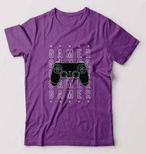 Load image into Gallery viewer, Geek Gamer T-Shirt for Men-Purple-Ektarfa.online