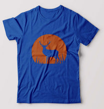 Load image into Gallery viewer, Deer T-Shirt for Men-Royal Blue-Ektarfa.online