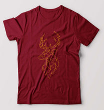 Load image into Gallery viewer, Deer T-Shirt for Men-Maroon-Ektarfa.online