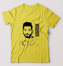 Load image into Gallery viewer, Hardik Pandya T-Shirt for Men-Yellow-Ektarfa.online