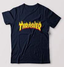 Load image into Gallery viewer, Thrasher T-Shirt for Men-Navy Blue-Ektarfa.online