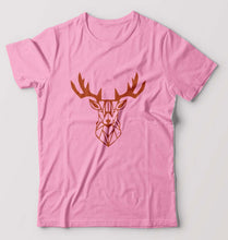 Load image into Gallery viewer, Deer T-Shirt for Men-Light Baby Pink-Ektarfa.online