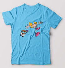 Load image into Gallery viewer, Dexter's Laboratory T-Shirt for Men-Light Blue-Ektarfa.online