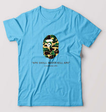 Load image into Gallery viewer, A Bathing Ape T-Shirt for Men-Light Blue-Ektarfa.online
