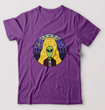 Load image into Gallery viewer, Alien T-Shirt for Men-Purple-Ektarfa.online