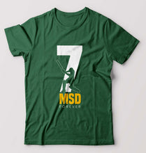 Load image into Gallery viewer, MS Dhoni (MSD) T-Shirt for Men-Bottle Green-Ektarfa.online