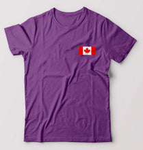 Load image into Gallery viewer, Canada Flag T-Shirt for Men-Purple-Ektarfa.online