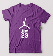 Load image into Gallery viewer, Michael Jordan T-Shirt for Men-Purple-Ektarfa.online